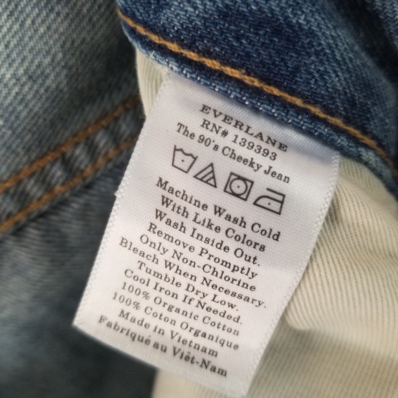 Everlane 90s Cheeky Crop Jeans Size 28 - Picture 10 of 12